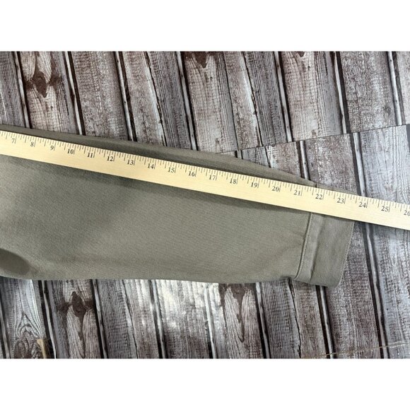 EILEEN FISHER Garment-Dyed cotton Utility Shirt Jacket sz S color reed NWOT $178 - Picture 4 of 7